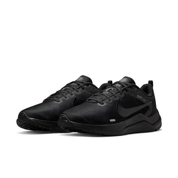 Nike Mens Downshifter 12 Black/DK Smoke Grey-Particle Grey Running Shoe 