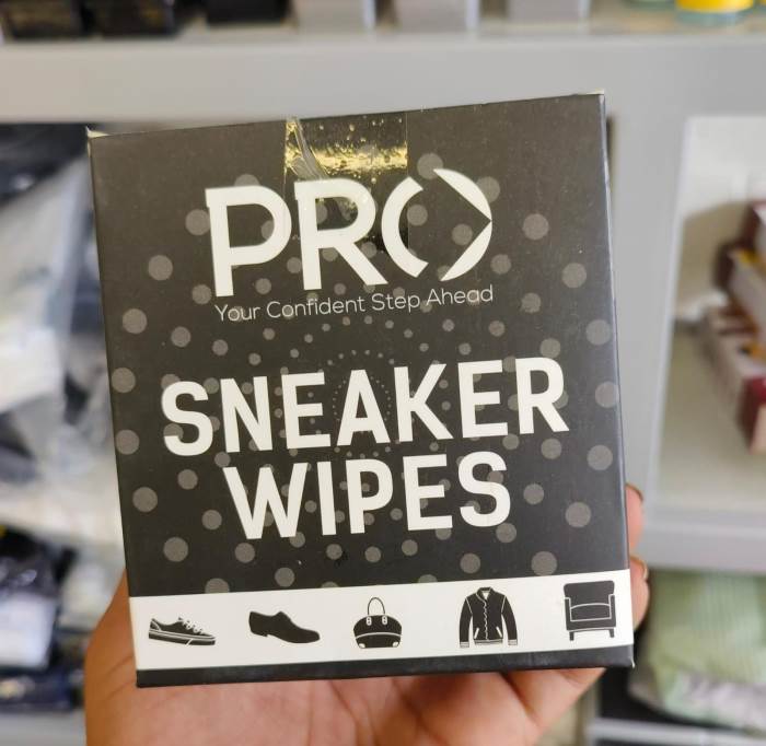 pro care sneakers wipes 