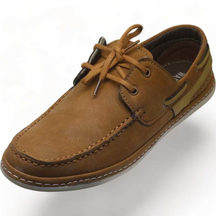 Men lace up casual loafers 