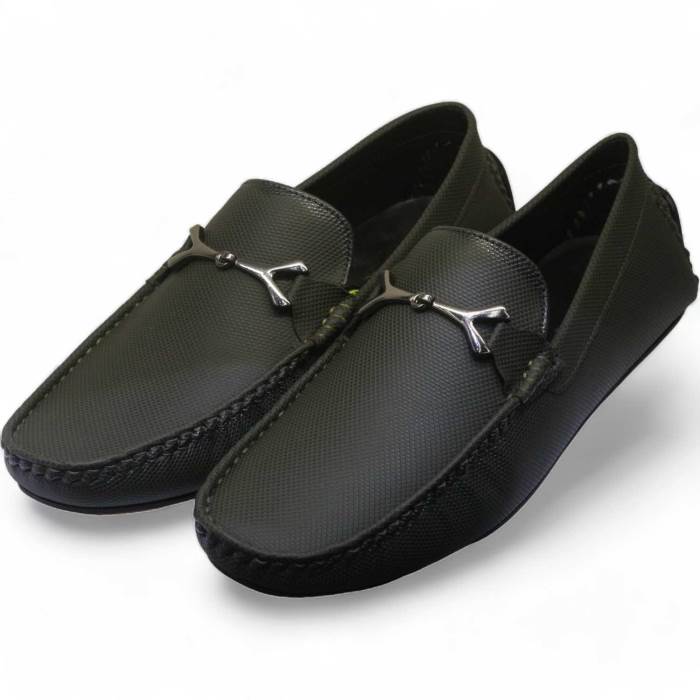men leather formal slip-on shoes